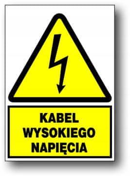shumee Znak za visokonapetostni električni kabel ZEO/A-4