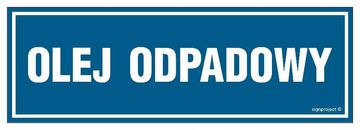 shumee OA168 Odpadno olje - 30 X 10 CM, PN - trda plošča