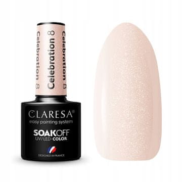 Claresa Claresa hibridni lak za nohte Celebration 8 - 5 g
