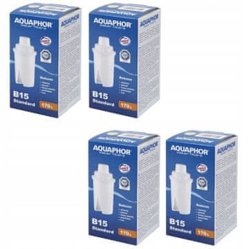 Aquaphor Standardni filtrirni vložek Aquaphor B15, 4 kosi.