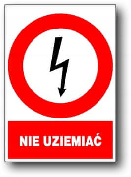 shumee Električna napisna tablica ZEZ/A-6 NE ozemljite