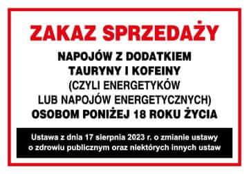 shumee zis-9 Prepoved prodaje pijač z dodanim tavrinom