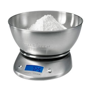 ProfiCook Elektronska kuhinjska tehtnica s posodo do 5 kg