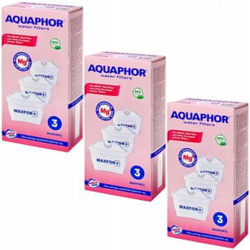 Aquaphor Filterski vložek Aquaphor Maxfor+ Mg, 9 kosov.