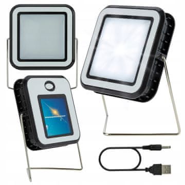 shumee Vergionska solarna kamping svetilka LED + USB