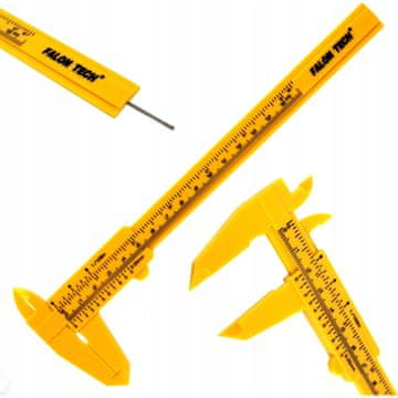 shumee Tradicionalno pomično merilo 150 mm plastika