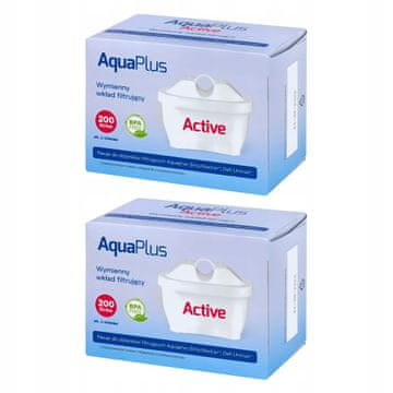 Aquaphor Filterski vložek AquaPlus Active za vrč x 2