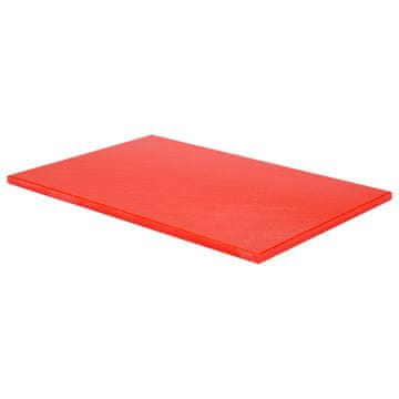 YATO Deska za rezanje 450x300x13 - rdeča - HACCP