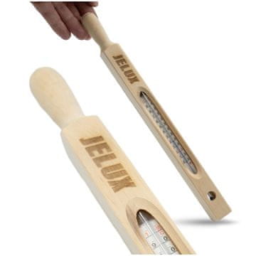 JE Kuhinjski termometer v lesenem ohišju