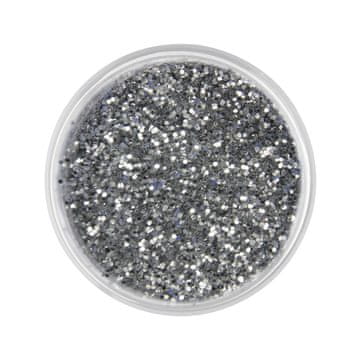 Quartz 6 temno srebrn puder za nohte