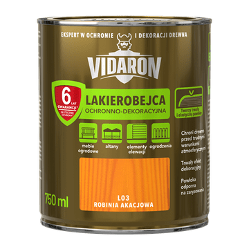 shumee Vidaron črni akacijev lak L03 750ml