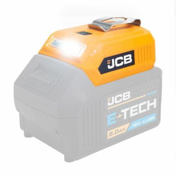 JCB USB polnilni adapter z LED svetilko