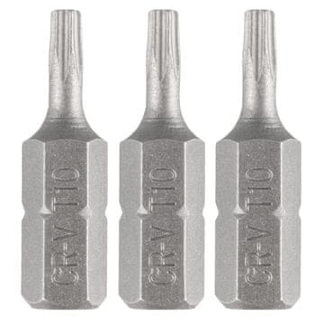 shumee Torx nastavki T10 x 25 mm, 3 kosi.