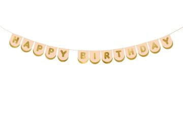 PartyDeco Transparent za rojstni dan, 150 cm