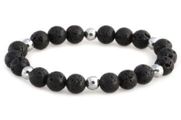 shumee Zapestnica "Lava s hematitom 8 mm"