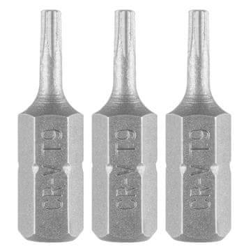 shumee Torx nastavki T9 x 25 mm, 3 kosi.