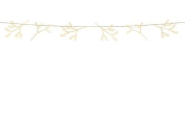 PartyDeco Lesena girlanda iz omele, 127 cm
