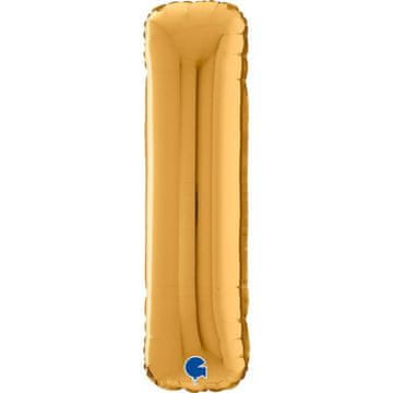 Grabo Folija balon črka I, 66 cm, zlat