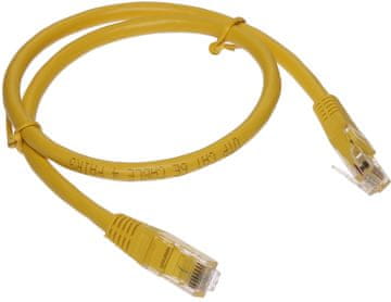 Cabletech Patchcord RJ45/6/0,5-rumen 0,5 m