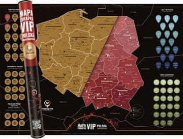 shumee Poljska. VIP zemljevid praskanja