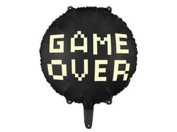 PartyDeco Folija balon Game Over, 46 cm