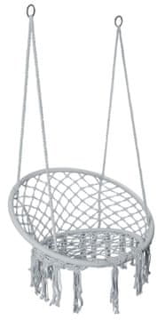 shumee Viseči stol Stork's Nest, siv