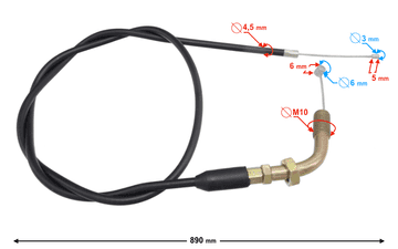Moretti Cross 110 kabel za plin