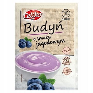 shumee Celiko puding z jagodami brez glutena, 40 g