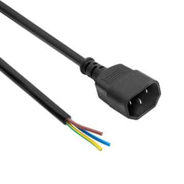 Akyga Napajalni kabel C14 AK-OT-10C CU 3x1mm 3m