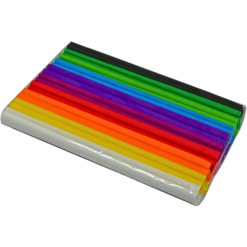 SCHEMAT Barvni krep papir MIX 25cm x 200cm 10 barv
