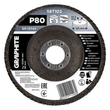 shumee Cirkonijev lamelni disk 125 x 22,2 mm, P80