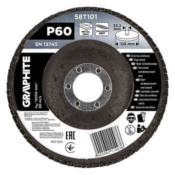 shumee Cirkonijev lamelni disk 125 x 22,2 mm, P60