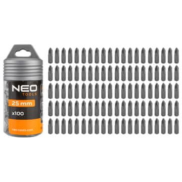 shumee Izvijačni nastavki PZ2 x 25 mm, 100 kosov.