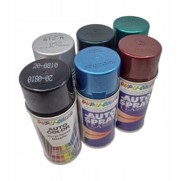 MOTIP Komplet 6 lakov v spreju po 150 ml, različnih barv, deco met