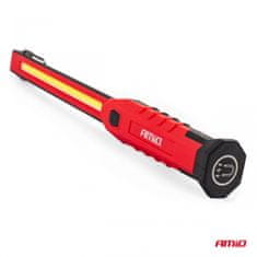 AMIO 3W COB LED inšpekcijska svetilka, 1800 mAh