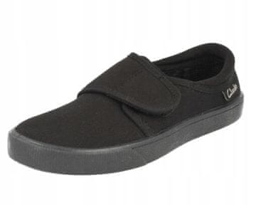 Clark's Clarks otroški copati črni z ježkom 24 J_H