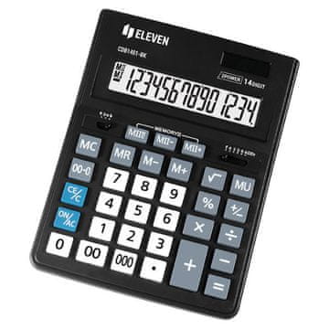 Eleven namizni kalkulator DB1401-BK, 14-mestni zaslon, črn