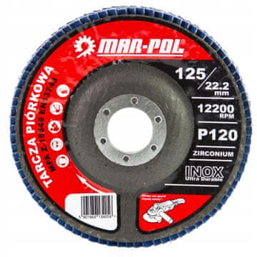 shumee 125 mm peresni disk P120 / nerjaveče jeklo