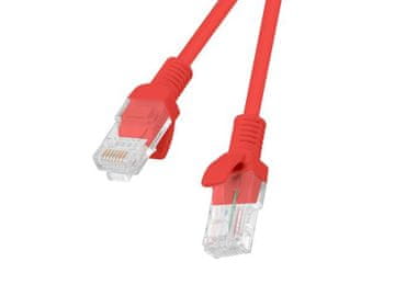 Lanberg Lanberg UTP patch kabel kat. 5e 3m rdeč