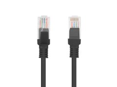 shumee Lanberg UTP Cat.5e patchcord 2m črne barve