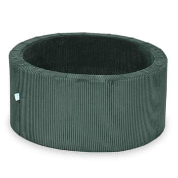 shumee Suhi bazen 90x40 Corduroy Green brez žogic