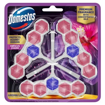 UNILEVER Domestos Aroma Hibiskus kocka 3x50g