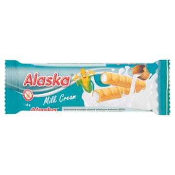 Alaska Aljaški koruzni zvitki z mlečno kremo 18 g