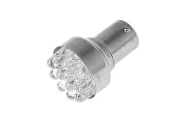 shumee Žarnica smernika 12 LED BA15S 12V, oranžna