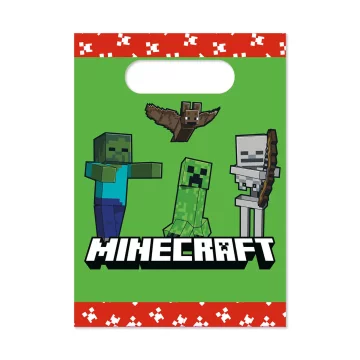 Procos Papirnate vrečke Minecraft 16x22 cm 4 kosi