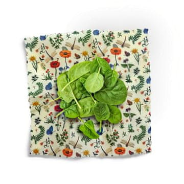 BeePack Voščena folija "Travnik" M 25x25 cm 1 kos.
