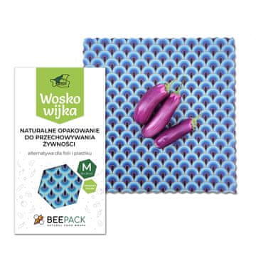 BeePack Voskasta folija "Valovi" M 25x25 cm 1 kos.