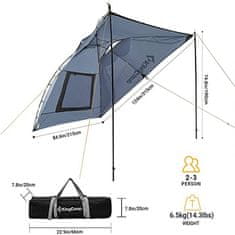King Camp Avtomobilski šotor King Camp Compass - siv