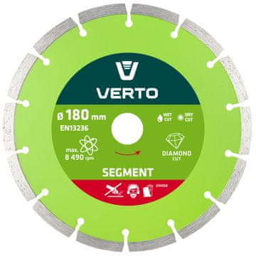 Topex Diamantni disk 180 x 22,2 mm, segmentiran