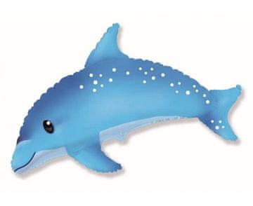 Flexmetal Folija balon Sweet Dolphin, moder - 70 cm